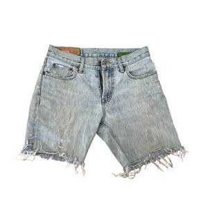 Vintage 90s Distressed GAP 1969 Denim Cutoff Shorts Women's 28/30